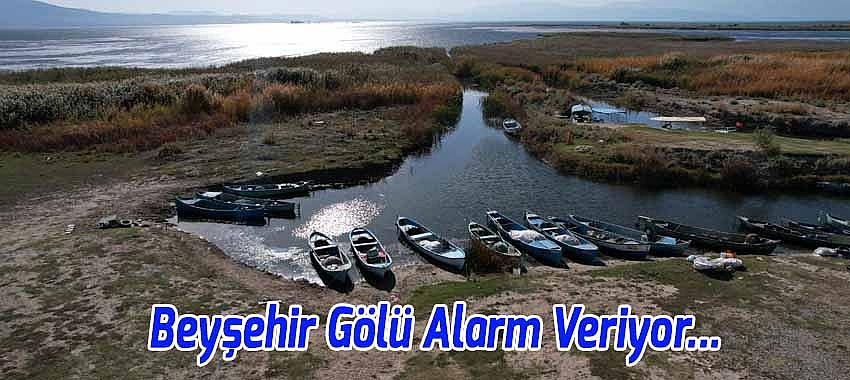 Beyşehir Gölü’nde Su Seviyesi Alarm Veriyor