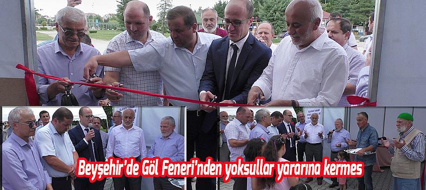 Beyşehir’de Göl Feneri’nden yoksullar yararına kermes