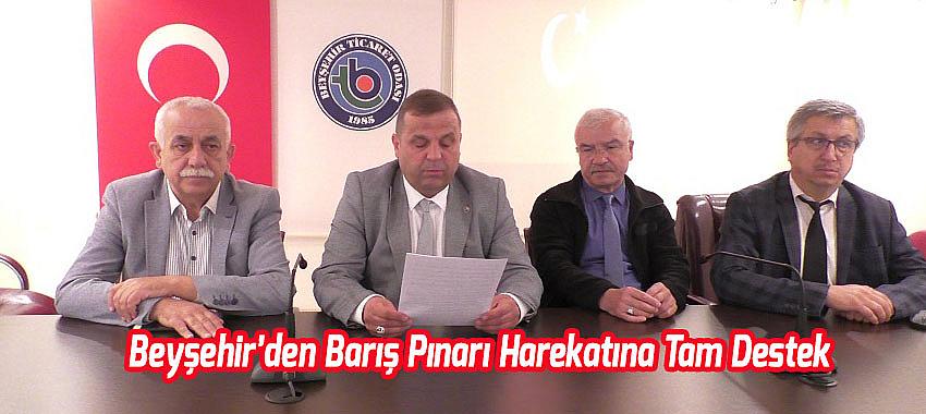 Beyşehir'den Barış Pınarı Harekatına Tam Destek