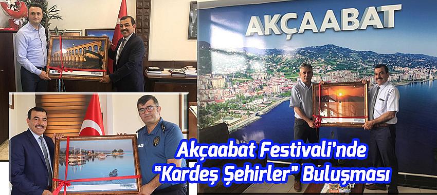 Akçaabat Festivali’nde “Kardeş Şehirler” Buluşması