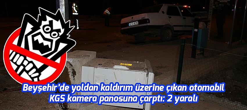 Beyşehir'de Kaza; 2 Yaralı