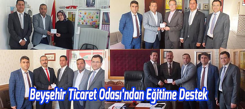 Beyşehir Ticaret Odasından Eğitime Destek