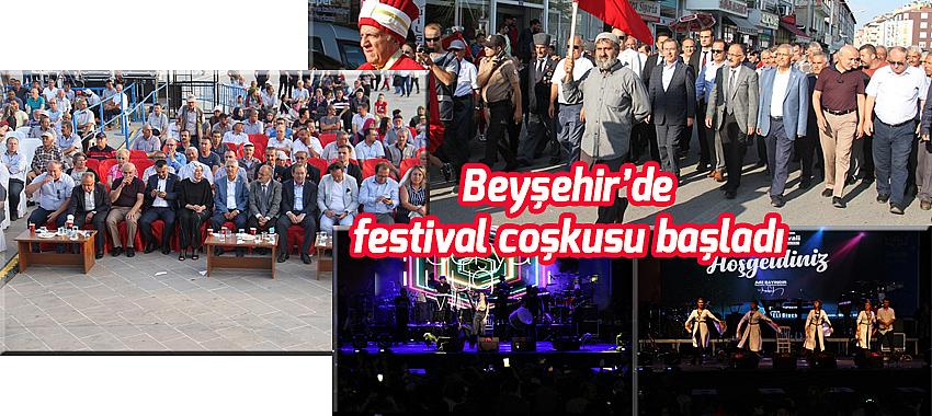 Beyşehir’de festival coşkusu başladı