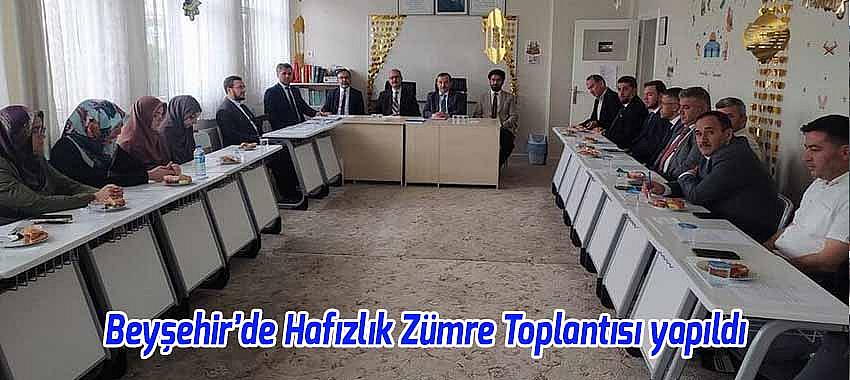 Beyşehir’de Hafızlık Zümre Toplantısı yapıldı