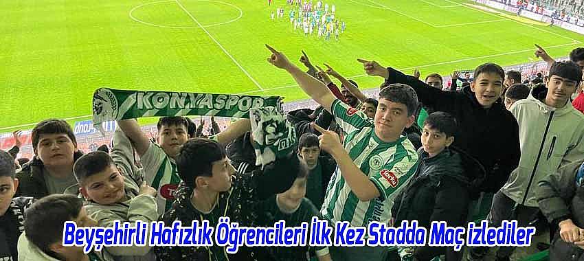 Hafızlık öğrencileri İlk Kez Stadda Maç izlediler