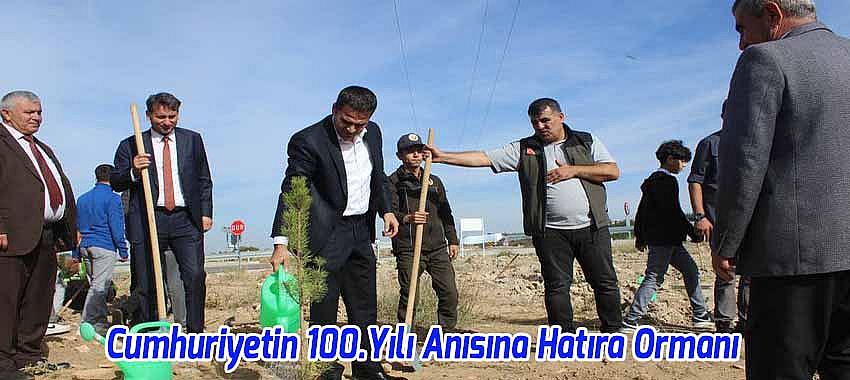 Beyşehir’de Cumhuriyetin 100.Yılı Anısına Hatıra Ormanı Oluşturuldu