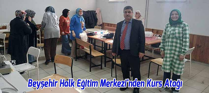 Beyşehir Halk Eğitim Merkezi'nden Kurs Atağı
