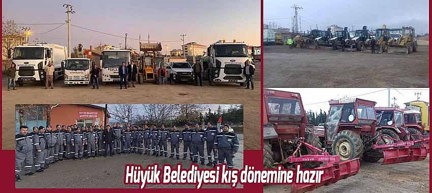 Hüyük Belediyesi kış dönemine hazır
