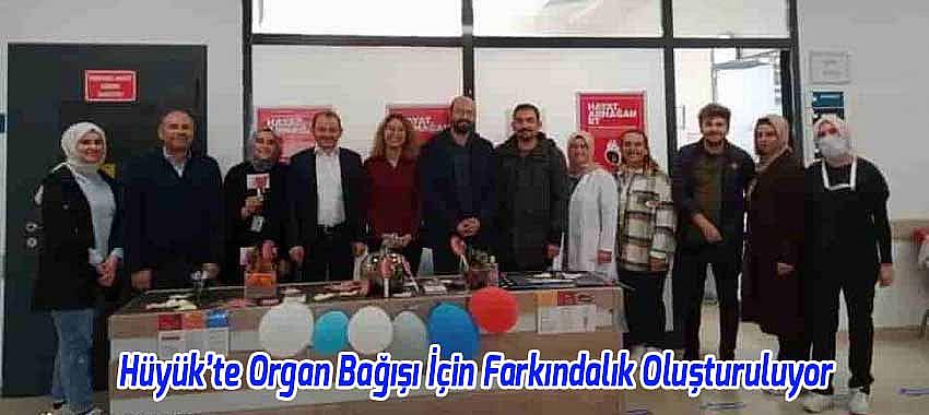 Hüyük'te Organ Bağışı İçin Farkındalık Oluşturuldu