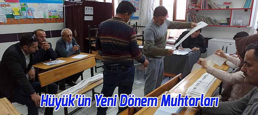 Hüyük’ün Yeni Dönem Muhtarları