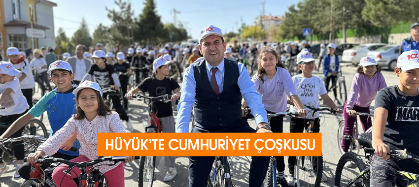 Hüyük'te cumhuriyet coşkusu bir başka