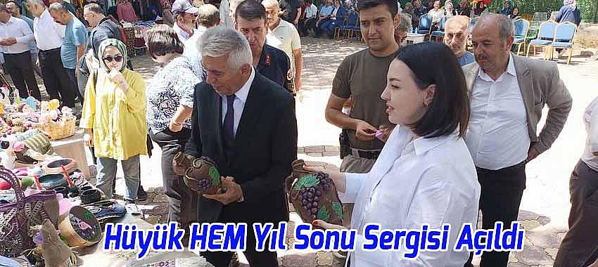 Hüyük HEM Yıl Sonu Sergisi Açıldı