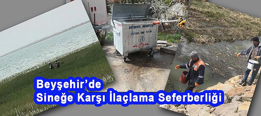 Beyşehir’de Sineğe Karşı İlaçlama Seferberliği