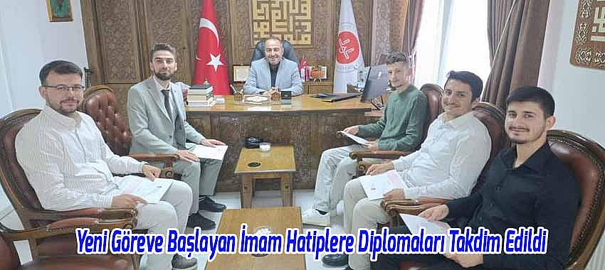 Diyanet Akademisi Diplomaları Yeni Göreve Başlayan İmam Hatiplere Takdim Edildi