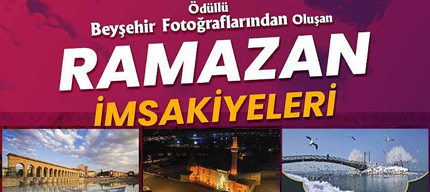 Beyşehir’e Özel Tasarım İmsakiyeler