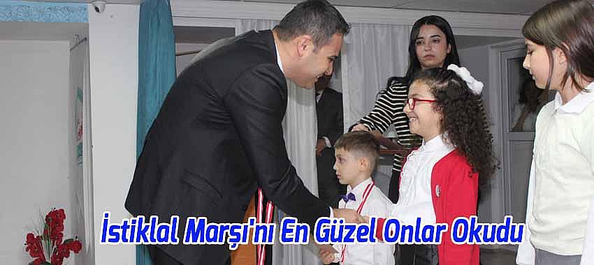 Beyşehir'de İstiklal Marşı'nı En Güzel Onlar Okudu