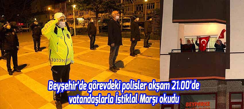 Beyşehir Saat 21.00'de tek yürek oldu