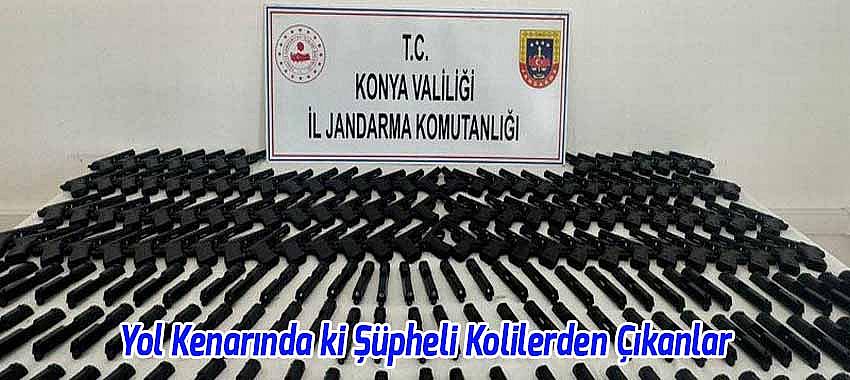 Yol Kenarında ki Şüpheli Kolilerden Çıkanlar