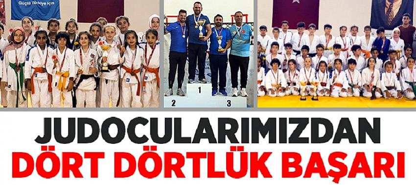 Judocularımızdan Dört Dörtlük Başarı