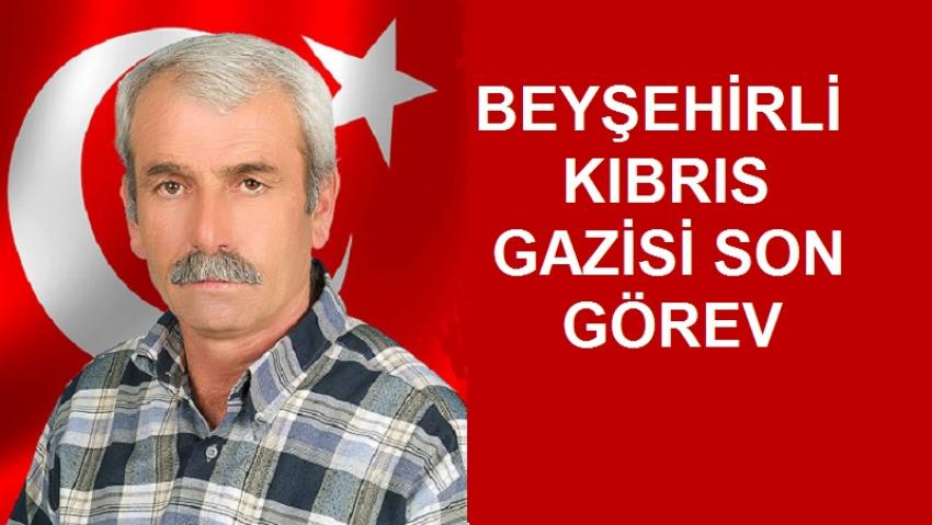 Beyşehirli Kıbrıs Gazisi’ne son görev