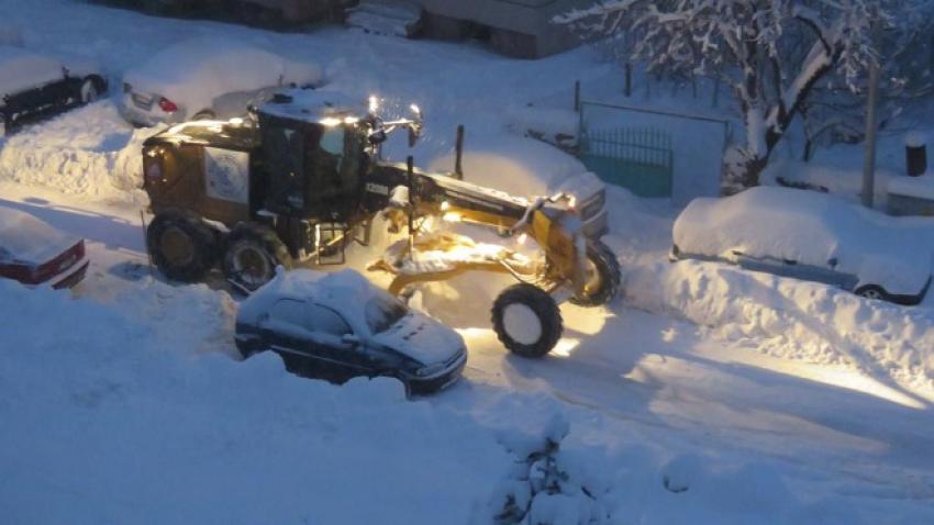 Beyşehir'de Kar Yağışı Etkili Oldu