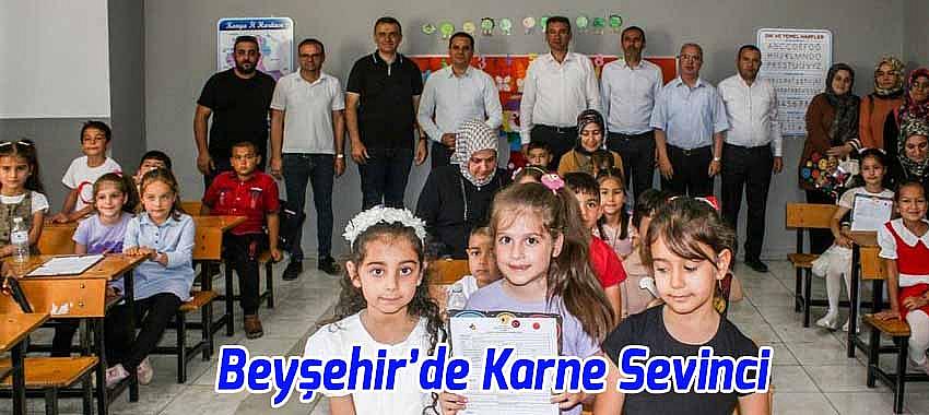 Beyşehir’de Karne Sevinci