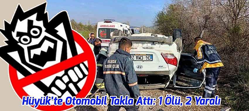 Hüyük’te Otomobil Takla Attı, 1 Kişi Ölü, 2 Kişi Yaralandı