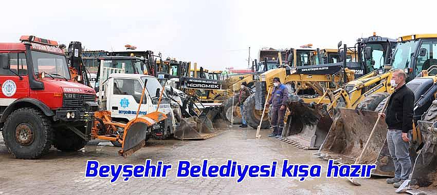 Beyşehir Belediyesi 7/24 kışa hazır