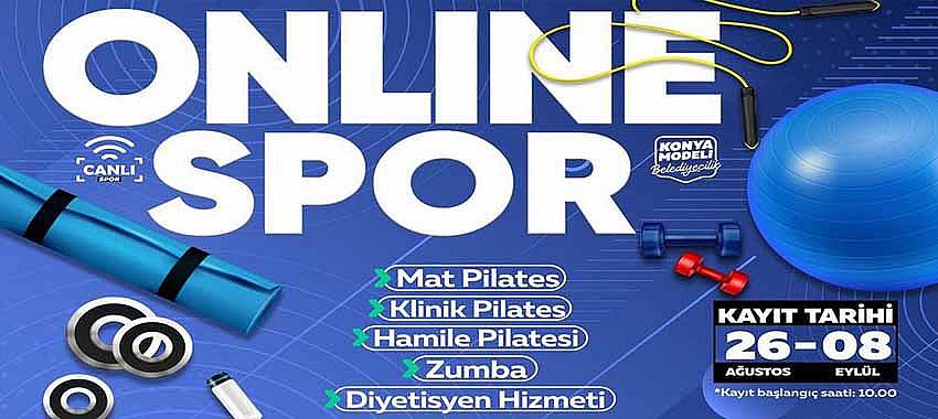 Konya Büyükşehir Online Spor Kayıtları Başladı
