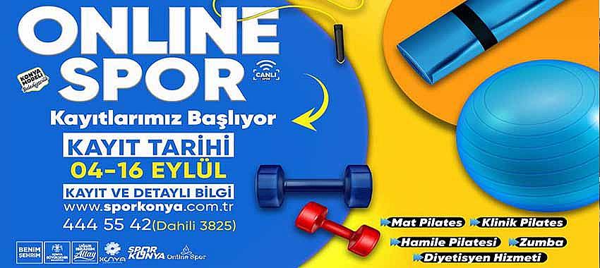 Konya Büyükşehir Online Spor Kayıtları Başladı