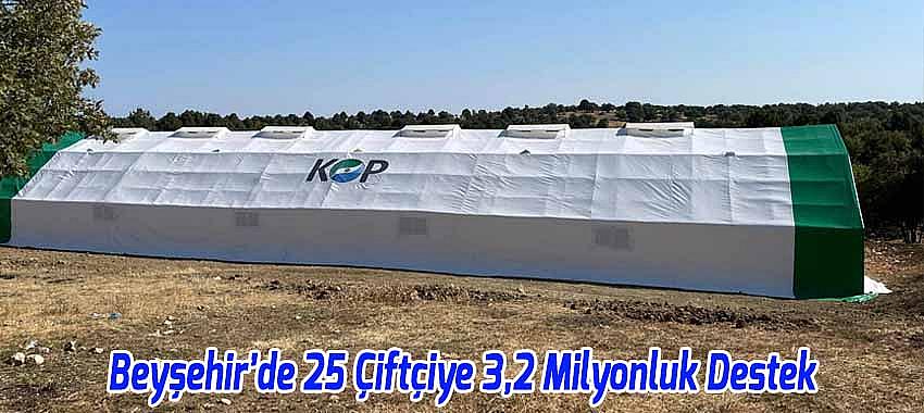 Beyşehir’de 25 Çiftçiye 3,2 Milyonluk Destek