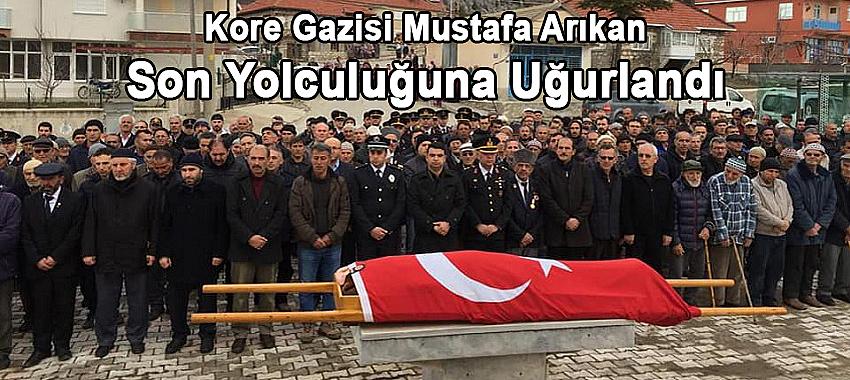 Derebucak'ta Vefat Eden Kore Gazisi Son Yolculuğuna Uğurlandı