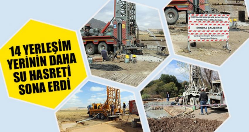 14 Yerleşim Yerinin Daha Su Hasreti Sona Erdi