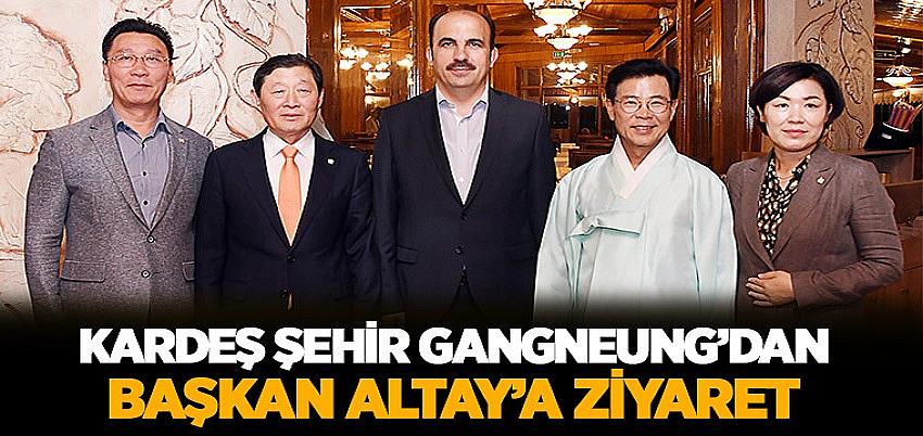 Kardeş Şehir Gangneung’dan Başkan Altay’a Ziyaret