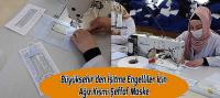 Büyükşehir’den İşitme Engelliler İçin Ağız Kısmı Şeffaf Maske