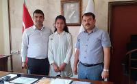 Derebucak'ta LGS ilçe birincisi altınla ödüllendirildi