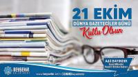 Başkan Bayındır'dan 21 Ekim Dünya Gazeteciler Günü mesajı