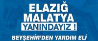 Beyşehir’de, Elazığ ve Malatya'ya yardım kampanyası