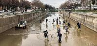 Beyşehir Merkezindeki Kanallarda Bahar Temizliği
