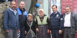 Beyşehir polisi, şehit ailelerini unutmadı 