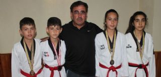 Minik tekvandocuların gözünü Türkiye şampiyonluğunda