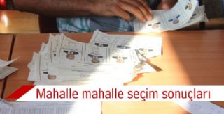 Mahalle mahalle seçim sonuçları 