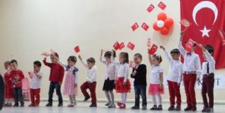 Cumhuriyet Anaokulun'dan 23 Nisan Kutlaması