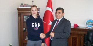 Türkiye Şampiyonu Ağrıs'tan Kaymakama Ziyaret