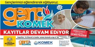 Genç KOMEK'te Kayıtlar Devam Ediyor