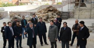 Akyürek Alaaddin Camiinde İncelemelerde Bulundu