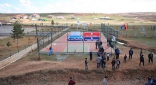 Karaali Abdullah Issı Spor Sahası Açıldı