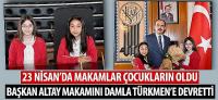 Başkan Altay Makamını Damla Türkmen’e Devretti