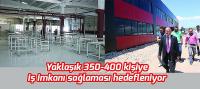 Yaklaşık 350-400 kişiye iş imkanı sağlaması hedefleniyor