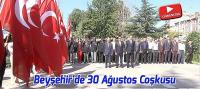 Beyşehir'de 30 Ağustos Coşkusu